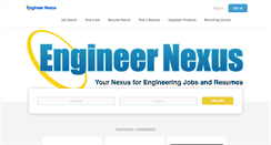 Desktop Screenshot of engineernexus.com