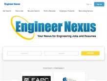 Tablet Screenshot of engineernexus.com